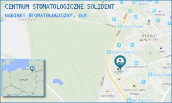 GABINET STOMATOLOGICZNY - CENTRUM STOMATOLOGICZNE SOLIDENT - GEN. GROTA ROWECKIEGO 1,  EŁK