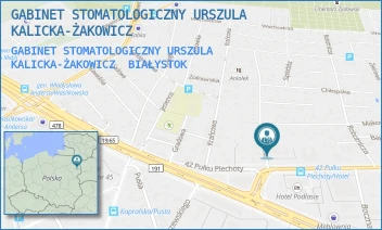GABINET STOMATOLOGICZNY URSZULA KALICKA-ŻAKOWICZ - GABINET STOMATOLOGICZNY URSZULA KALICKA-ŻAKOWICZ - SIEWNA 2/28,  BIAŁYSTOK