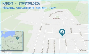 PORADNIA STOMATOLOGII OGÓLNEJ - MADENT - STOMATOLOGIA - PIASKOWA 27,  ŁAPY