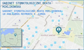 GABINET STOMATOLIGICZNY BEATA MIKLIKOWSKA 18-400 ŁOMŻA REYMONTA 9 - GABINET STOMATOLOGICZNY BEATA MIKLIKOWSKA - REYMONTA 9,  ŁOMŻA