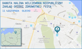 11 LISTOPADA - DANUTA HALINA WILCZEWSKA NIEPUBLICZNY ZAKŁAD OPIEKI ZDROWOTNEJ "VITA'' - 11 LISTOPADA 23,  OLECKO