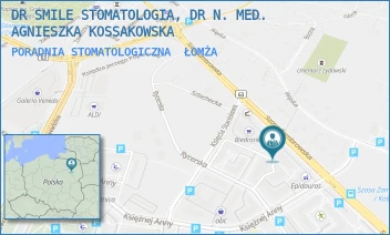 PORADNIA STOMATOLOGICZNA - DR SMILE STOMATOLOGIA, DR N. MED. AGNIESZKA KOSSAKOWSKA - SZOSA ZAMBROWSKA 102/1,  ŁOMŻA