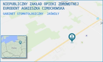 GABINET STOMATOLOGICZNY - NIEPUBLICZNY ZAKŁAD OPIEKI ZDROWOTNEJ EURODENT AGNIESZKA CIMOCHOWSKA - 71,  JAŚWIŁY