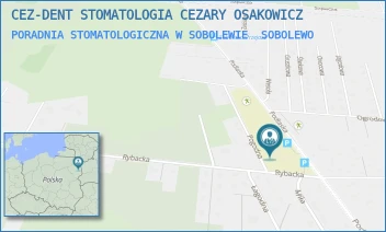 PORADNIA STOMATOLOGICZNA W SOBOLEWIE - CEZ-DENT STOMATOLOGIA CEZARY OSAKOWICZ - PODLASKA 8,  SOBOLEWO