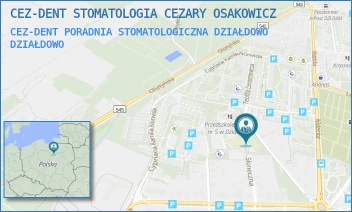 CEZ-DENT PORADNIA STOMATOLOGICZNA DZIAŁDOWO - CEZ-DENT STOMATOLOGIA CEZARY OSAKOWICZ - LENARTOWICZA 1,  DZIAŁDOWO