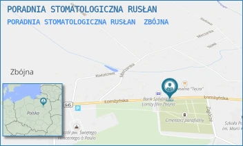 PORADNIA STOMATOLOGICZNA RUSŁAN - PORADNIA STOMATOLOGICZNA RUSŁAN - ŁOMŻYŃSKA 66,  ZBÓJNA