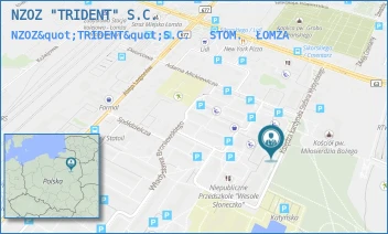 NZOZ"TRIDENT"S.C.   STOM. - NZOZ "TRIDENT" S.C. - WYSZYŃSKIEGO 16,  ŁOMŻA