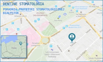 PORADNIA PROTETYKI STOMATOLOGICZNEJ - DENTINE STOMATOLOGIA - PARKOWA 14/83,  BIAŁYSTOK
