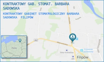KONTRAKTOWY GABINET STOMATOLOGICZNY BARBARA SADOWSKA - KONTRAKTOWY GAB. STOMAT. BARBARA SADOWSKA - WÓLCZAŃSKA 4,  FILIPÓW