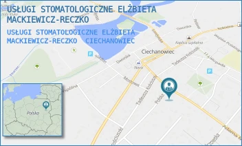 USŁUGI STOMATOLOGICZNE ELŻBIETA MACKIEWICZ-RECZKO - USŁUGI STOMATOLOGICZNE ELŻBIETA MACKIEWICZ-RECZKO - MICKIEWICZA 18,  CIECHANOWIEC