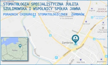 PORADNIA CHIRURGII STOMATOLOGICZNEJ - STOMATOLOGIA SPECJALISTYCZNA SZULIMOWSKA, SUCHAR SPÓŁKA JAWNA - PLAC SIKORSKIEGO 2, ZAMBRÓW