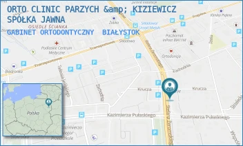 GABINET ORTODONTYCZNY - ORTO CLINIC PARZYCH &amp; KIZIEWICZ SPÓŁKA JAWNA - STEFANA ŻEROMSKIEGO 5,  BIAŁYSTOK