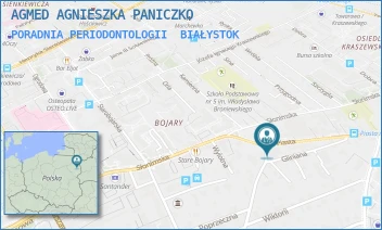 PORADNIA PERIODONTOLOGII - AGMED AGNIESZKA PANICZKO - PIASTA 10/2,  BIAŁYSTOK