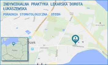 PORADNIA STOMATOLOGICZNA - INDYWIDUALNA PRAKTYKA LEKARSKA DOROTA ŁUKASZEWSKA - UL. WYZWOLEIA 23,  OSIEK
