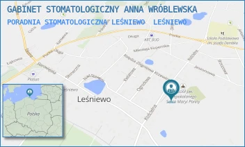 PORADNIA STOMATOLOGICZNA LEŚNIEWO - GABINET STOMATOLOGICZNY ANNA WRÓBLEWSKA - KOŚCIELNA 12,  LEŚNIEWO
