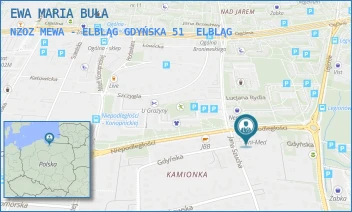 NZOZ MEWA - ELBLĄG GDYŃSKA 51 - EWA MARIA BUŁA - GDYŃSKA 51,  ELBLĄG