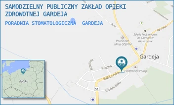 PORADNIA STOMATOLOGICZNA - SAMODZIELNY PUBLICZNY ZAKŁAD OPIEKI ZDROWOTNEJ GARDEJA - UL. KWIDZYŃSKA 36,  GARDEJA
