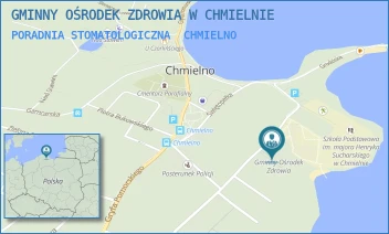 PORADNIA STOMATOLOGICZNA - GMINNY OŚRODEK ZDROWIA W CHMIELNIE - UL. BERNARDA GRZĘDZICKIEGO 24,  CHMIELNO