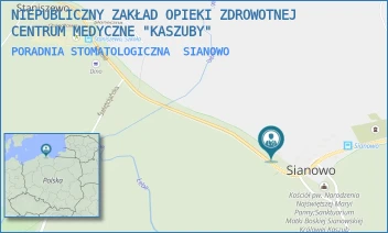 PORADNIA STOMATOLOGICZNA - NIEPUBLICZNY ZAKŁAD OPIEKI ZDROWOTNEJ CENTRUM MEDYCZNE "KASZUBY" - SIANOWO 11,  SIANOWO