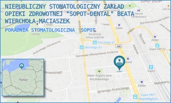 PORADNIA STOMATOLOGICZNA - NIEPUBLICZNY STOMATOLOGICZNY ZAKŁAD OPIEKI ZDROWOTNEJ "SOPOT-DENTAL" BEATA WIERCHOŁA-MACIASZEK - AL. NIEPODLEGŁOŚCI 760/1A,  SOPOT