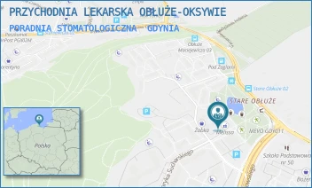 PORADNIA STOMATOLOGICZNA - PRZYCHODNIA LEKARSKA OBŁUŻE-OKSYWIE - UL. MJR. HENRYKA SUCHARSKIEGO 2,  GDYNIA