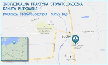 PORADNIA STOMATOLOGICZNA - INDYWIDUALNA PRAKTYKA STOMATOLOGICZNA DANUTA RUTKOWSKA - UL. GDAŃSKA 32,  SUCHY DĄB