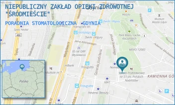 PORADNIA STOMATOLOGICZNA - NIEPUBLICZNY ZAKŁAD OPIEKI ZDROWOTNEJ "ŚRÓDMIEŚCIE" - UL. JULIUSZA SŁOWACKIEGO 53,  GDYNIA