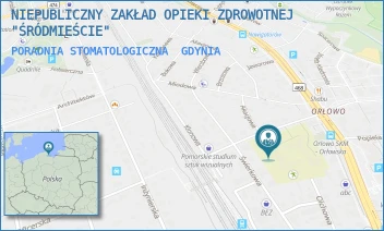 PORADNIA STOMATOLOGICZNA - NIEPUBLICZNY ZAKŁAD OPIEKI ZDROWOTNEJ "ŚRÓDMIEŚCIE" - UL. ORŁOWSKA 57,  GDYNIA