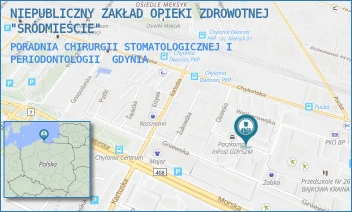 PORADNIA CHIRURGII STOMATOLOGICZNEJ I PERIODONTOLOGII - NIEPUBLICZNY ZAKŁAD OPIEKI ZDROWOTNEJ "ŚRÓDMIEŚCIE" - UL. WAWRZYNIAKA 4,  GDYNIA