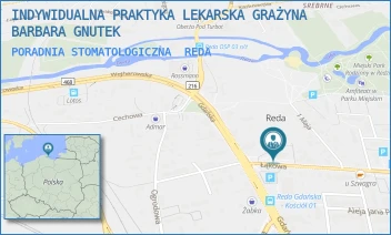 PORADNIA STOMATOLOGICZNA - INDYWIDUALNA PRAKTYKA LEKARSKA GRAŻYNA BARBARA GNUTEK - ŁĄKOWA 1,  REDA