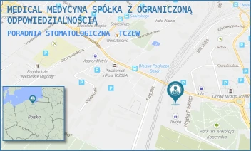 PORADNIA STOMATOLOGICZNA - MEDICAL MEDYCYNA SPÓŁKA Z OGRANICZONĄ ODPOWIEDZIALNOŚCIĄ - UL. WOJSKA POLSKIEGO 5A,  TCZEW