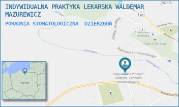PORADNIA STOMATOLOGICZNA - INDYWIDUALNA PRAKTYKA LEKARSKA WALDEMAR MAZUREWICZ - UL. SŁOWACKIEGO 30,  DZIERZGOŃ