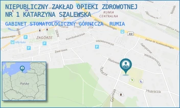 GABINET STOMATOLOGICZNY GÓRNICZA - NIEPUBLICZNY ZAKŁAD OPIEKI ZDROWOTNEJ NR 1 KATARZYNA SZALEWSKA - UL. GÓRNICZA 19,  RUMIA