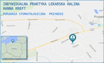 PORADNIA STOMATOLOGICZNA - INDYWIDUALNA PRAKTYKA LEKARSKA HALINA HANNA KREFT - CISOWA 4,  PRZYWIDZ