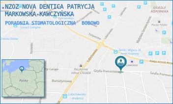 PORADNIA STOMATOLOGICZNA - NZOZ NOVA DENTICA PATRYCJA MARKOWSKA-KAWCZYŃSKA - UL. GDAŃSKA 11,  BOBOWO