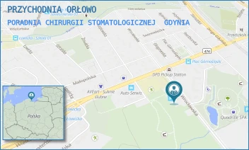 PORADNIA CHIRURGII STOMATOLOGICZNEJ - PRZYCHODNIA ORŁOWO SPÓŁKA Z OGRANICZONĄ ODPOWIEDZIALNOŚCIĄ - UL. WROCŁAWSKA 54,  GDYNIA