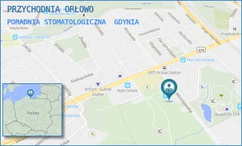 PORADNIA STOMATOLOGICZNA - PRZYCHODNIA ORŁOWO SPÓŁKA Z OGRANICZONĄ ODPOWIEDZIALNOŚCIĄ - UL. WROCŁAWSKA 54,  GDYNIA