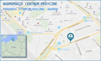 PORADNIA STOMATOLOGICZNA - NADMORSKIE CENTRUM MEDYCZNE SPÓŁKA Z OGRANICZONĄ ODPOWIEDZIALNOŚCIĄ - UL. JANA KILIŃSKIEGO 34,  GDAŃSK