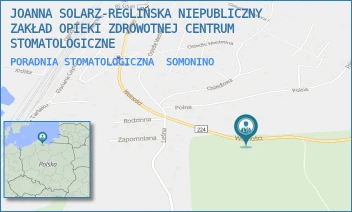 PORADNIA STOMATOLOGICZNA - JOANNA SOLARZ-REGLIŃSKA NIEPUBLICZNY ZAKŁAD OPIEKI ZDROWOTNEJ CENTRUM STOMATOLOGICZNE - UL. WOLNOŚCI 30/1,  SOMONINO