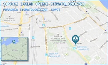 PORADNIA STOMATOLOGICZNA - SOPOCKI ZAKŁAD OPIEKI STOMATOLOGICZNEJ - UL. BOLESŁAWA CHROBREGO 6/8,  SOPOT