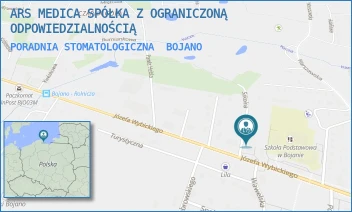 PORADNIA STOMATOLOGICZNA - ARS MEDICA SPÓŁKA Z OGRANICZONĄ ODPOWIEDZIALNOŚCIĄ - UL. SZKOLNA 4,  BOJANO