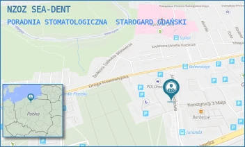 PORADNIA STOMATOLOGICZNA - NZOZ SEA-DENT - UL. JURANDA ZE SPYCHOWA 2B,  STAROGARD GDAŃSKI