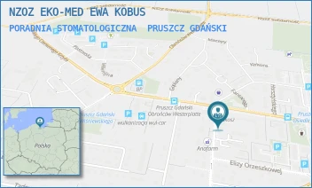 PORADNIA STOMATOLOGICZNA - NZOZ EKO-MED EWA KOBUS - UL. HENRYKA SIENKIEWICZA 10,  PRUSZCZ GDAŃSKI