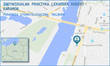 PORADNIA STOMATOLOGICZNA - INDYWIDUALNA PRAKTYKA LEKARSKA ROBERT KARAMON - UL. ALEJA ARMII KRAJOWEJ 11,  MALBORK