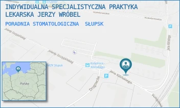 PORADNIA STOMATOLOGICZNA - INDYWIDUALNA SPECJALISTYCZNA PRAKTYKA LEKARSKA JERZY WRÓBEL - UL. MARII KONOPNICKIEJ 17/2,  SŁUPSK