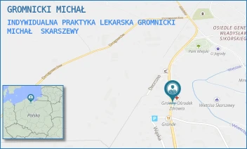 INDYWIDUALNA PRAKTYKA LEKARSKA GROMNICKI MICHAŁ - GROMNICKI MICHAŁ - UL. DWORCOWA 11,  SKARSZEWY
