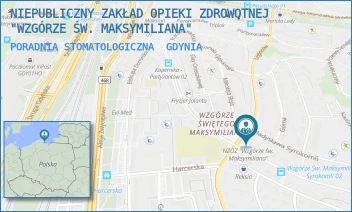 PORADNIA STOMATOLOGICZNA - NIEPUBLICZNY ZAKŁAD OPIEKI ZDROWOTNEJ "WZGÓRZE ŚW. MAKSYMILIANA" - UL. LEGIONÓW 67,  GDYNIA