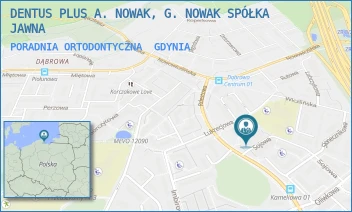 PORADNIA ORTODONTYCZNA - DENTUS PLUS A. NOWAK, G. NOWAK SPÓŁKA JAWNA - SOJOWA 1/01,  GDYNIA