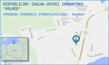 PORADNIA CHIRURGII STOMATOLOGICZNEJ - NIEPUBLICZNY ZAKŁAD OPIEKI ZDROWOTNEJ "KOLMED" - PRZEDSZKOLNA 34,  KOLBUDY