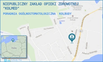 PORADNIA OGÓLNOSTOMATOLOGICZNA - NIEPUBLICZNY ZAKŁAD OPIEKI ZDROWOTNEJ "KOLMED" - PRZEDSZKOLNA 34,  KOLBUDY